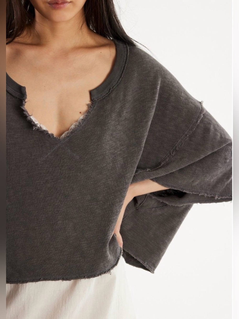 FREE PEOPLE We The Free After Midnight Tee PULLOVER TOP